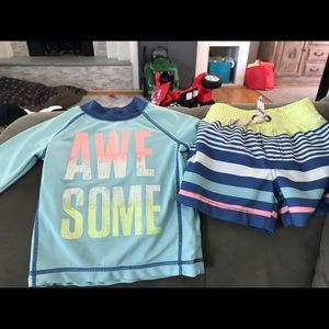 Boys swim suit set 6mo